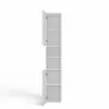 Topeshop S30 white bathroom storage cabinet White