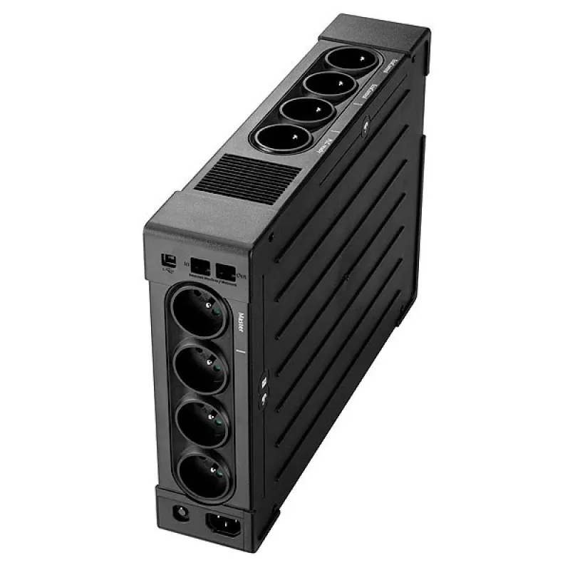 Uninterruptible Power Supply EATON Ellipse PRO 1600 FR, Line-Interactive 1.6 kVA / 1000 W, Tower, 8x Type E outlets, LCD