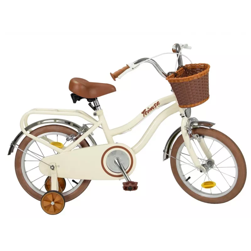 Children's bike Toimsa 16 inch model TOI16231 Vintage Beige — 16 inch wheel, kids bicycle