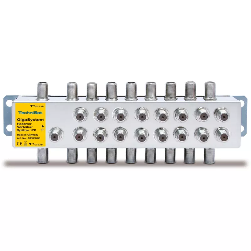 Passive Distributor TECHNISAT 17/P silver — passive signal splitter for TV/SAT distribution