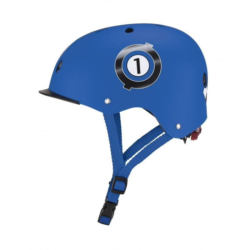 Globber | Dark blue | Helmet Elite Lights Racing, XS/S (48-53 cm) | 507-300