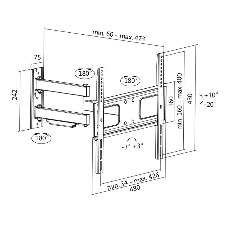 TV mount LogiLink BP0014