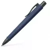 Ballpoint pen a.w. faber-castell 241189 — clip-on retractable, blue ink, extra bold tip, navy body, 1 pc