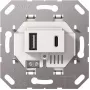 Gira USB-Power Supply 2f TypA/C Insert white 234900 (234900)