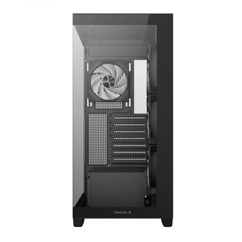 PC case DeepCool CG580 4F Midi Tower — ATX/ITX/MicroATX, tempered glass, 3×120mm+1×120mm fans, 2×3.5 inch & 2×2.5 inch, USB-A×2 USB-C×1, black