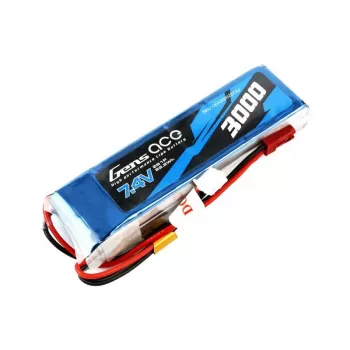 Battery Gens Ace 3000mAh 7.4V 1C 2S1P LiPo