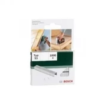 Staples pack Bosch Fine Wire Staples Type 53 1 cm leg length Fixing