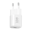 Power adapter Xiaomi 33W Nano USB-C EU wall charger — 33W USB-C output for phones and tablets