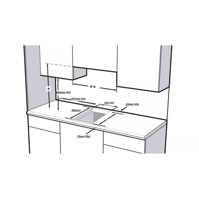 Beko HDCC32200X hob Built-in Zone induction hob 2 zone(s)