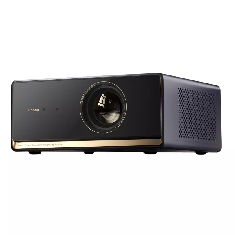 WANBO projector X5 Pro — 1100 ANSI lumens, LCD, 1080p (1920x1080), 16:9, HDR10, Google TV, blue