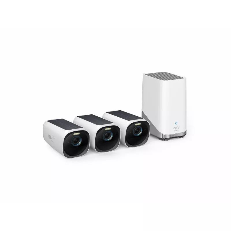 IP security camera Eufy eufyCam S330 (eufyCam 3) 3840×2160, outdoor, wireless, wall-mount, 135° FOV, 2-way audio