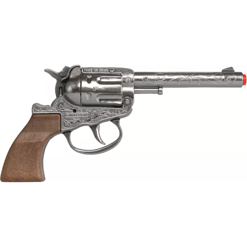 Toy metal cowboy revolver Gonher 8-shot model 239842