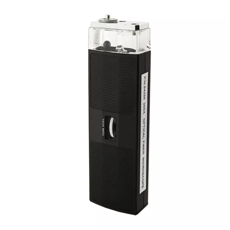 Qoltec 54258 Handheld Optical Fiber Microscope, 200x Magnification