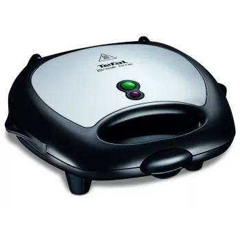 Sandwich maker Tefal Break Time SW6148 — 2-sandwich, removable non-stick plates, cord storage, black/grey