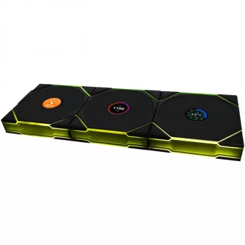 120mm ARGB PWM Wireless LCD Case Fan Lian Li UNI FAN TL with LCD display