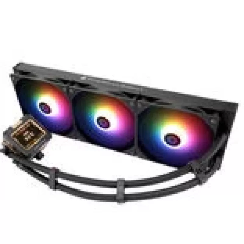 CPU Cooler Thermalright Frozen Warframe 420 BLACK ARGB — 140mm ARGB Fans, 420mm Radiator