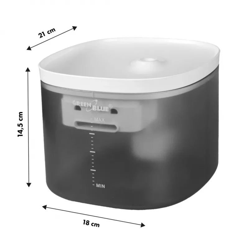 Automatic pet drinker GreenBlue GB392, 2L capacity, BPA-free