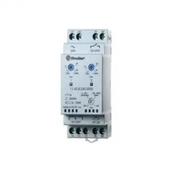 Finder Twilight Switch for 35 mm DIN-Rail, Serie 11.42.8.230 11.42.8.230.0000 1 - 80/20 - 1000 lx 230 V/50 - 60 Hz (11.42.8.230.0000)