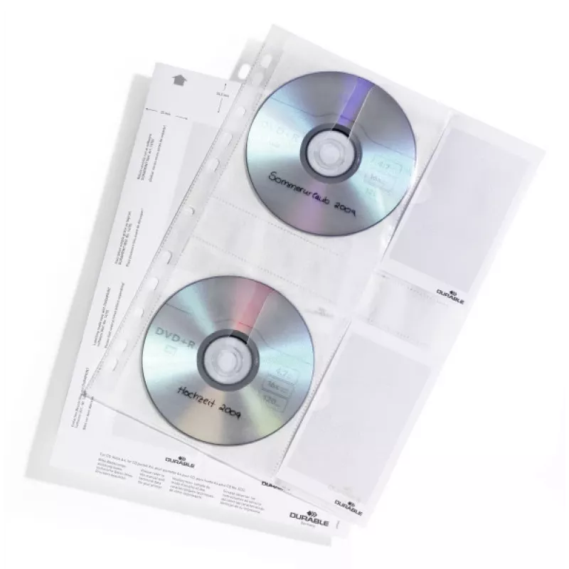 Wallet case Durable 522219 Optical Disc Case Transparent