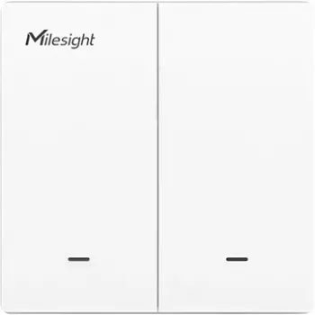 Wall switch Milesight WS502-868M-3W-W11-EU LoRaWAN 3-wire 2-button for lighting control