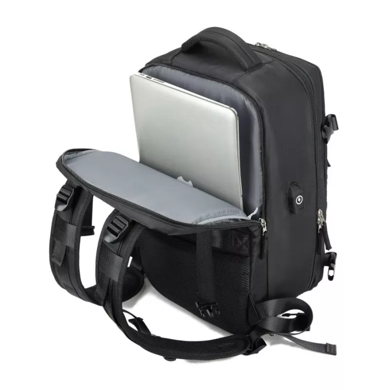 Backpack NOVEEN CTB400 unisex 25 L, polyester, 40×25×20 cm, black