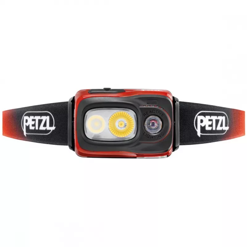 Petzl SWIFT RL Black, Orange, White Headband flashlight LED