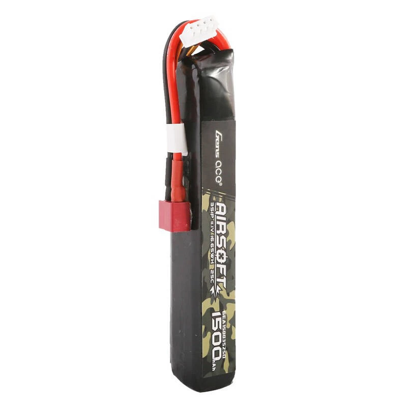 Lithium-Polymer (LiPo) Battery Gens Ace GEA15003S25D 1500mAh 3S 11.1V 25C
