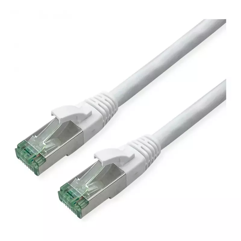 ROLINE RM Patch Cable Cat.6A S/FTP (PiMF), wei, 0,3 m