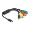 DeLOCK 4 Port USB 2.0 Cable Hub USB Type-C to 3 x USB-A female + 1 x USB-C male