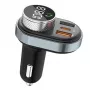 Hands-free kit Awei C-843 Bluetooth 5.0 with FM transmitter, USB and USB-C connections