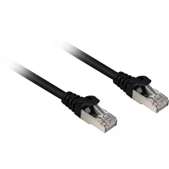 Sharkoon Patch Cable RJ45 Cat.6a SFTP (black. 20 Meter. LSOH (Halogen-Free))