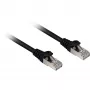 Sharkoon Patch Cable RJ45 Cat.6a SFTP (black. 20 Meter. LSOH (Halogen-Free))