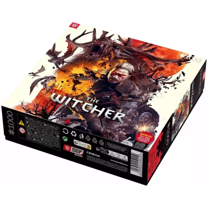 Good Loot Gaming Puzzle: The Witcher Monsters, 1000 pieces