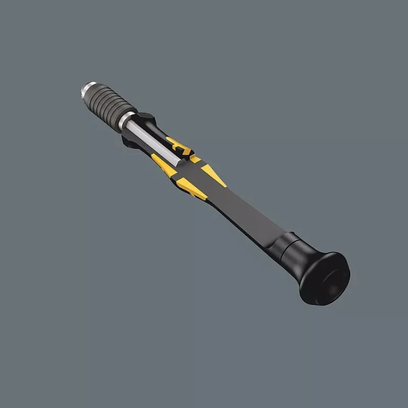 Combination screwdriver Wera ESD/11 SB – 1-piece, Torx/Philips/Cross/Flat tips, plastic handle (black/yellow)