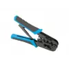 Crimping tool LANBERG NT-0201 for RJ-45 connectors, 180 mm, 315 g, black/blue