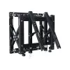 Edbak VWPOP65-P Flat Screen Wall Mount - Flat Screen Wall Mounts (60 Kg, 42 inch, 65 inch, 100 X 100 Mm, 400 X 200 Mm, Black)