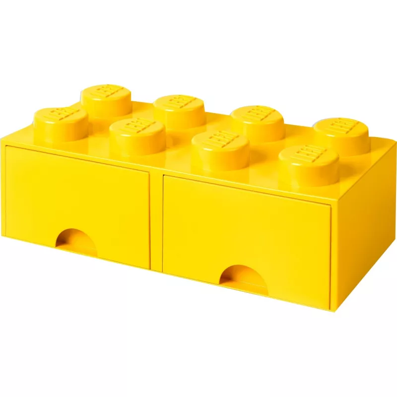 LEGO Drawer Brick 8 — yellow (model 40061732) storage drawer for bricks and small parts