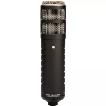 Studio dynamic microphone RØDE Procaster — wired, mini XLR (3-pin), 75–18,000 Hz, 32 Ω, -56 dB, black, 695 g