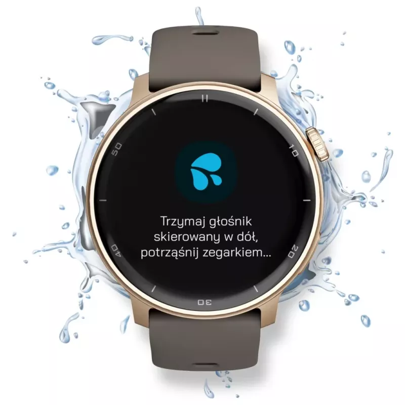 Smartwatch Stelio STSWA101GD Activ GPS 46mm Gold — 46 mm GPS smartwatch, gold case