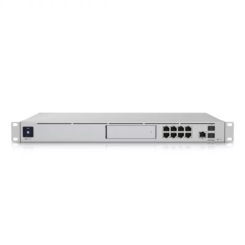 Gateway UBIQUITI Dream Machine Special Edition — rack 1U, 8x RJ-45 LAN, PoE, 1.7 GHz CPU, 4 GB DDR4, 16 GB flash, 3.3 cm touchscreen