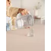 Water filter jug BRITA Glass+1 Maxtra Pro grey, 2.4 L total / 1.5 L filtered, Maxtra Pro PP filter
