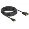 Video Cable Adapter DeLOCK 85656 5 m HDMI Type A DVI Black