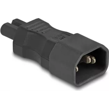 DeLOCK Power Adapter IEC 60320 - C14 to C7 Plug Socket 2.5 A Black
