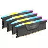 DIMM 64 GB DDR5-6000 (4x 16 GB) Quad-Kit, Memory black, CMH64GX5M4B6000C36, Vengeance RGB, INTEL XMP