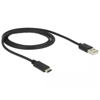 USB Cable DeLOCK 83600 USB 2.0 1m USB C USB A Black