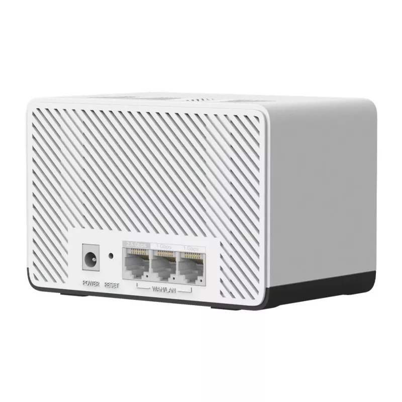 Mesh system MERCUSYS Halo H27BE (3-pack) Dual-band 2.4/5 GHz Wi‑Fi 6, 3568 Mbps total, 3x LAN ports, internal antennas, white