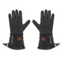 Gloves Glovii GLWM polyester, touchscreen, windproof, weatherproof, padded palm, anti-slip, heating function, S-M, black