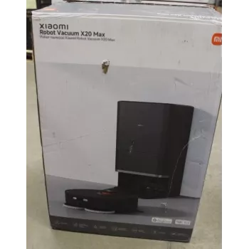 SALE OUT. Xiaomi Robot Vacuum X20 Max EU | Xiaomi Robot Vacuum | X20 Max EU | Wet&Dry | 5200 mAh | 8000 Pa | Black | USED, SCRATCHES, DIRTY, MISSING MANUAL