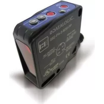Photoelectric sensor Datalogic S62-PA-5-M11-PP, black ABS housing, IP67, 18×50×50 mm