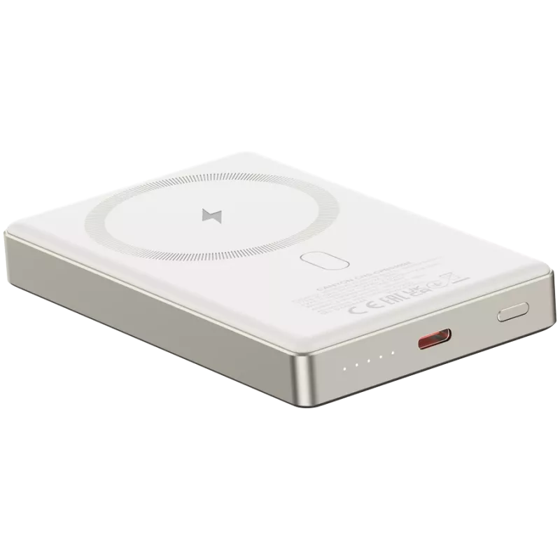 Canyon OnCharge 510 - Powerbank - 10.000 mAh - in USB-C - out USB-C PD 20W + Wireless Magnet